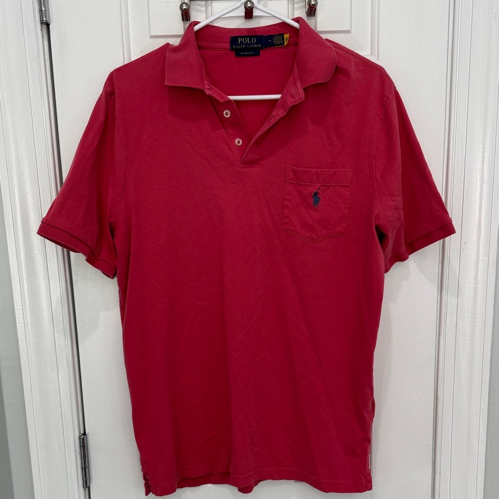 Polo by Ralph Lauren Men's Polo Shirt in pink